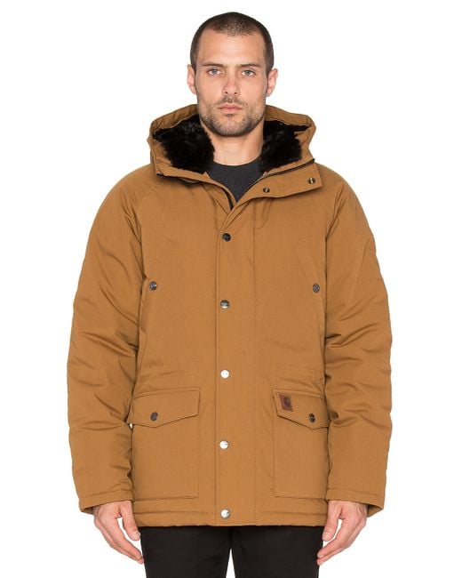 Carhartt WIP Trapper Faux Fur Parka in Brown for Men | Lyst Carhartt WIP Trapper Faux Fur Parka in Brown for Men | Lyst