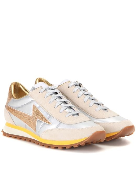 Marc Jacobs Astor Lightning Bolt Sneakers in Yellow | Lyst