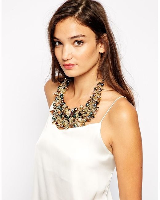Aldo beaded collar necklace clearance