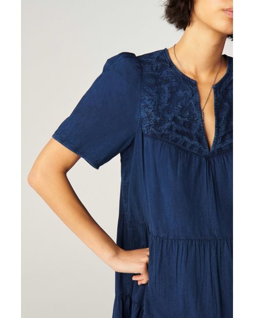 Ba&sh Dress Iana in Blue Lyst