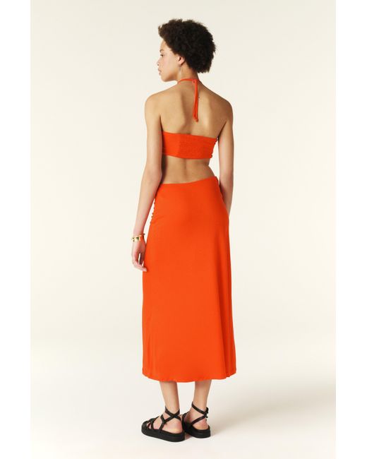 Ba&sh Orange Dress Emma