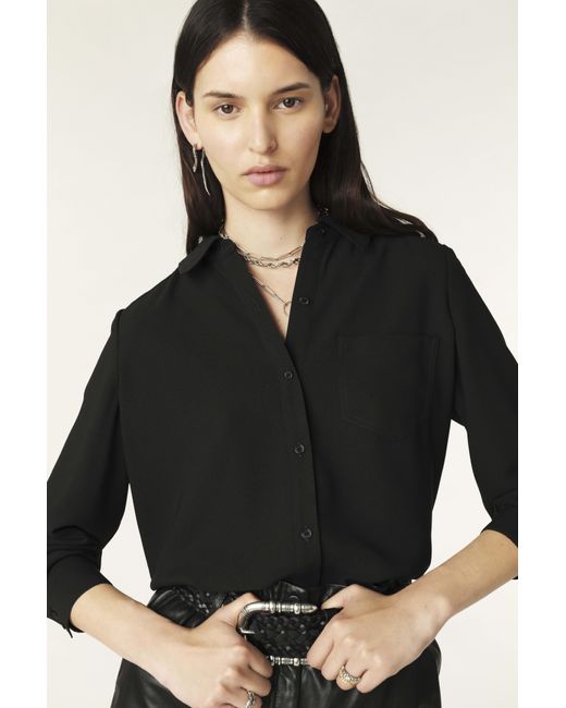 Ba&sh Black Shirt Monica