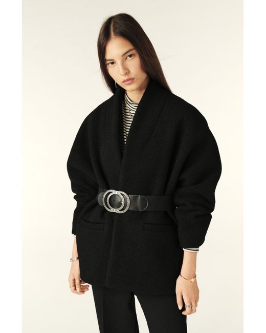 Ba&sh Black Coat Carole