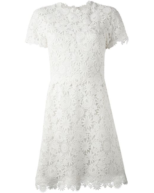 Valentino White Lace Dress