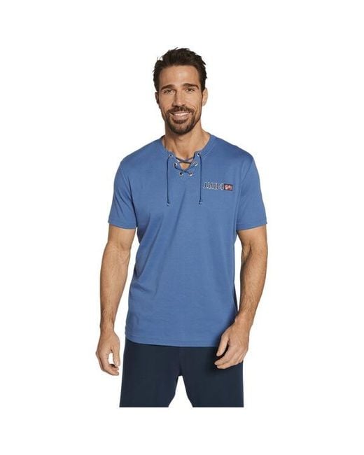 Jan Vanderstorm Doppelpack T-Shirt Mayko in Blue für Herren