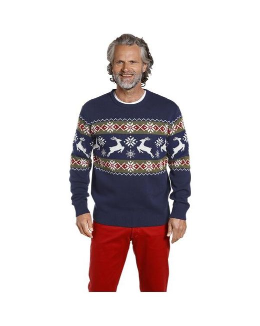 Jan Vanderstorm Pullover Tore in Blue für Herren