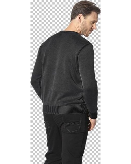 Jan Vanderstorm Pullover Rabbe in Black für Herren