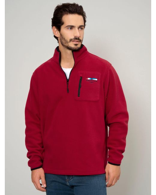 Babista Fleeceshirt mit brusttasche in Red für Herren