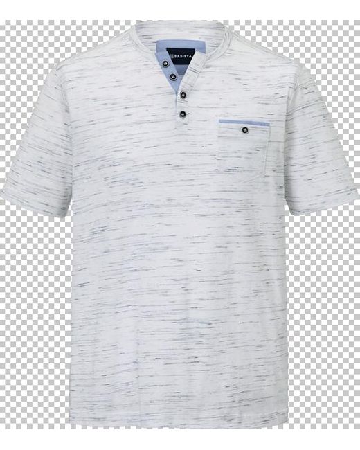 Babista T-Shirt Bellaverro Weiß in Gray für Herren