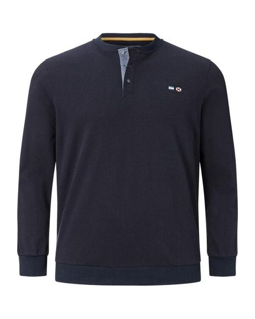 Jan Vanderstorm Sweatshirt Viljar in Blue für Herren