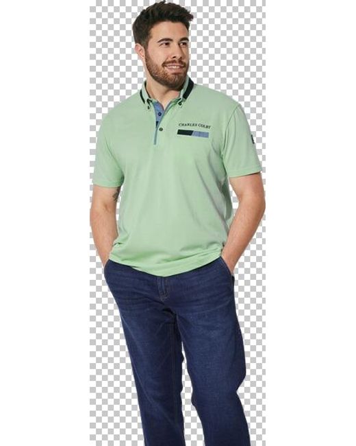 Charles Colby Poloshirt Earl Pendlevine in Green für Herren