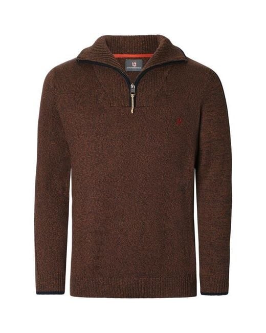 Jan Vanderstorm Pullover Onte in Brown für Herren
