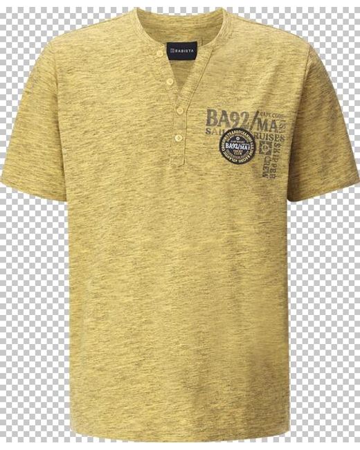 Babista T-Shirt Noriano in Yellow für Herren