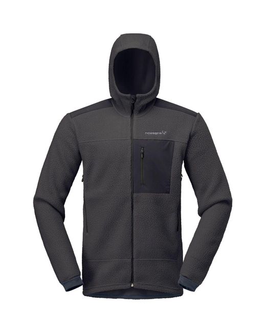 Norrøna Women's Blue Trollveggen Warm3 Zip Hooded Jacket