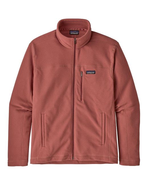 Patagonia Red Micro D Fleece Jacket for men