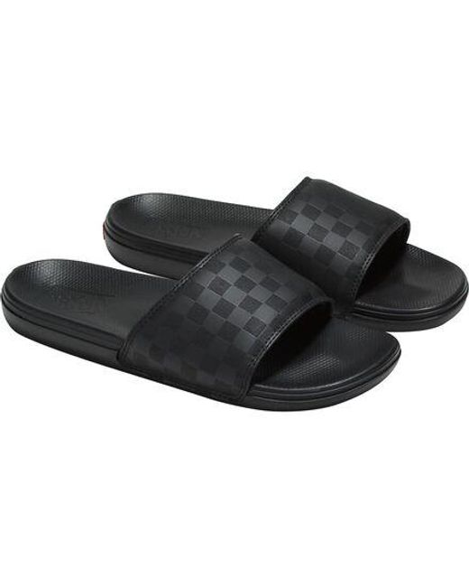 Vans Black La Costa Slide-On Sandal for men