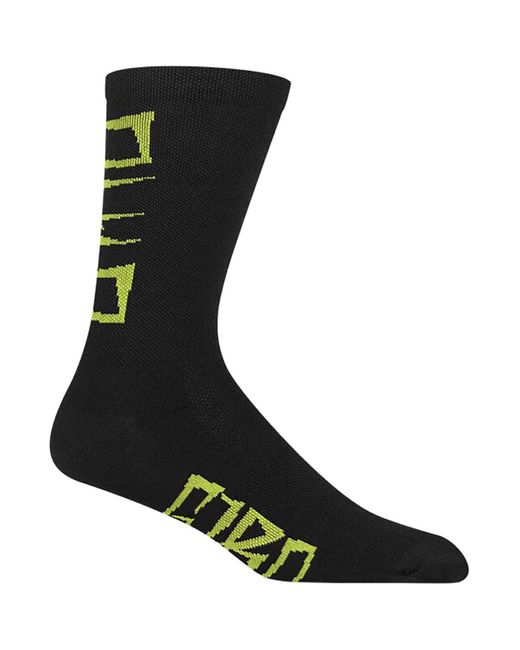 Giro Black New Road Merino Seasonal Wool Socks Dark Shark/Spectra for men