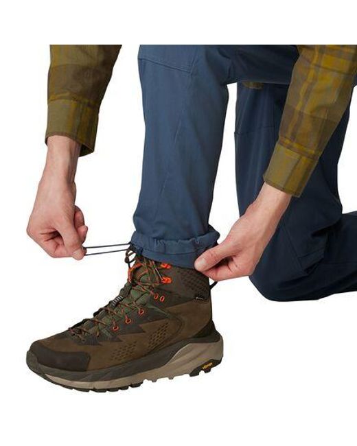 Mountain Hardwear Blue Ap Active Crossover Pant for men