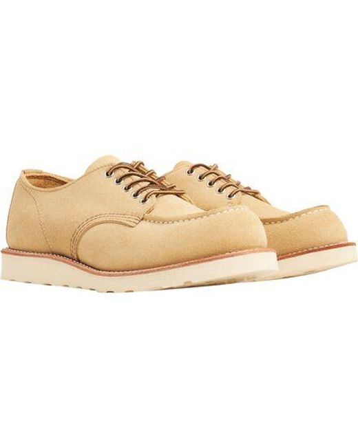 Red Wing Natural Wing Heritage Shop Moc Oxford Shoe for men