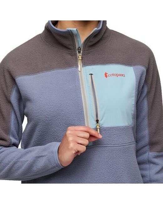 COTOPAXI Blue Abrazo Fleece 1/2-Zip Jacket