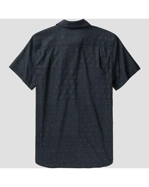 Carhartt Blue Rugged Flex Relaxed Fit Lightweight Print Shirt