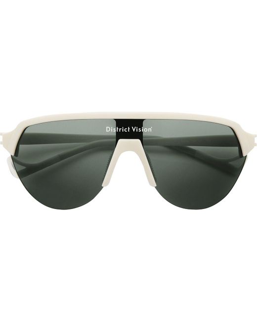 District Vision Green Nagata Speed Blade Sunglasses for men