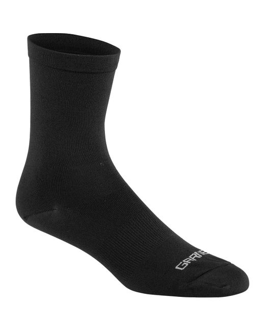 Louis Garneau Black Conti Long Sock for men