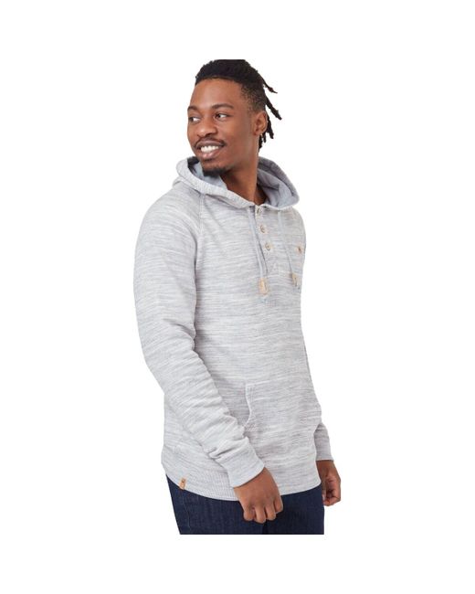 Tentree Gray Oberon Pullover Hoodie for men