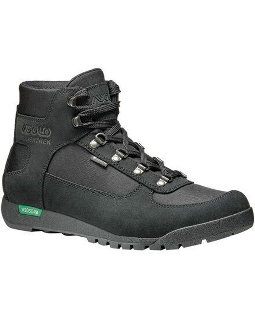 Asolo Black Supertrek Gv Hiking Boot for men