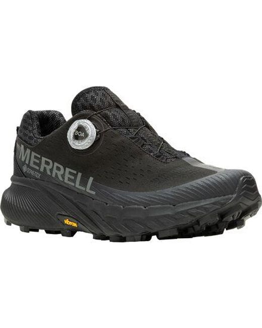 Merrell Black Agility Peak 5 Boa Gtx Trail Running Shoe