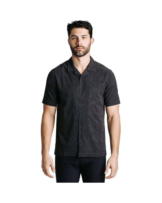 Western Rise Black Outbound Camp Collar Shirt