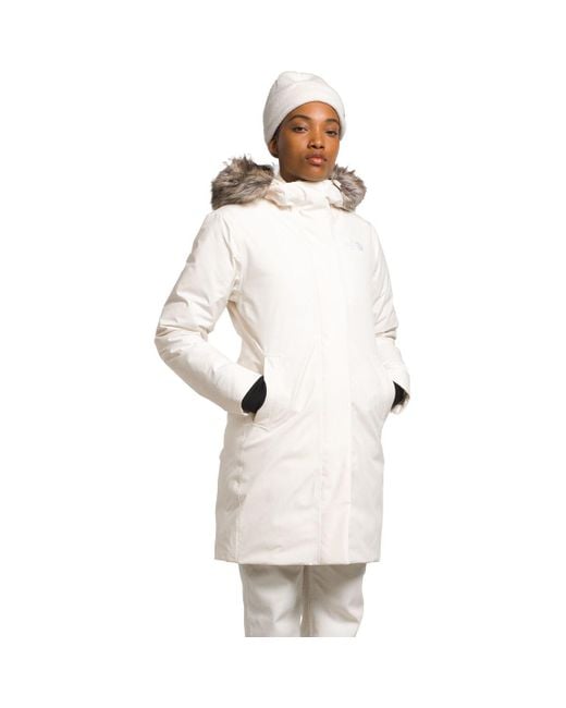 The North Face White Arctic Down Parka