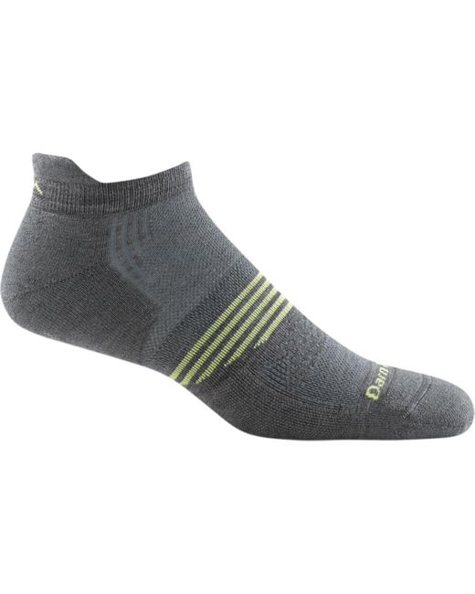 Darn Tough Gray Element No-Show Tab Lightweight Cushion Sock