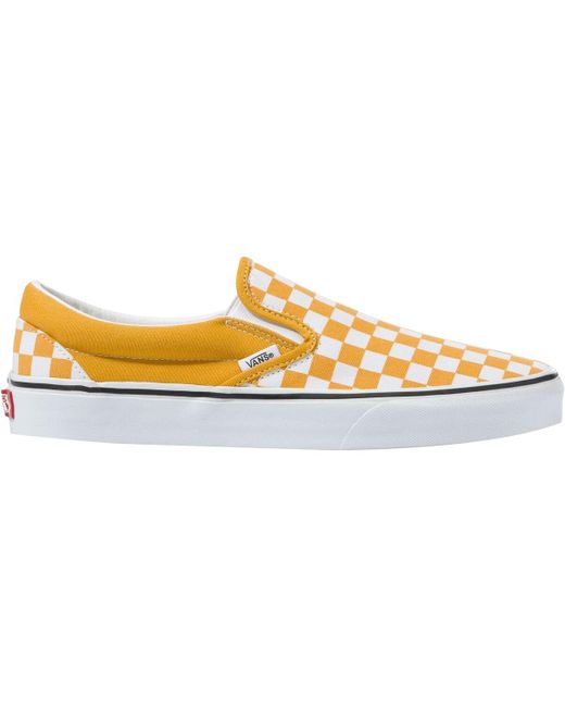 Vans Canvas Color Theory Classic Slip-on Checkerboard Shoe in Metallic ...