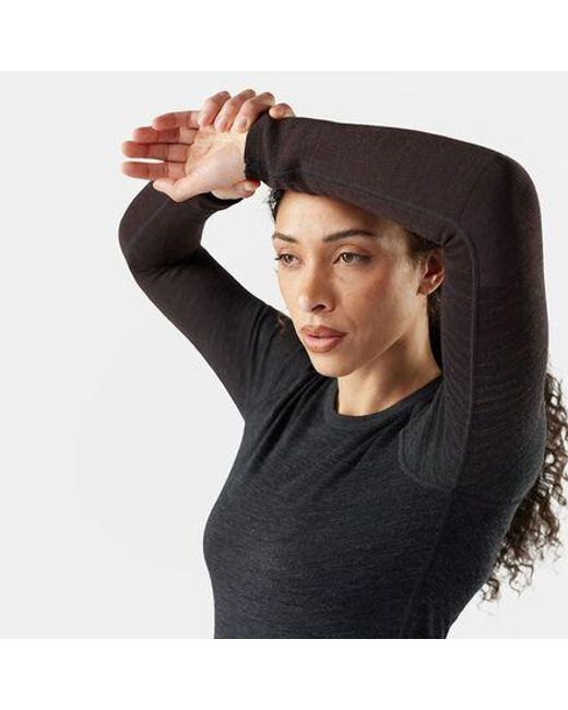 Smartwool Black Intraknit Thermal Merino Crew Baselayer