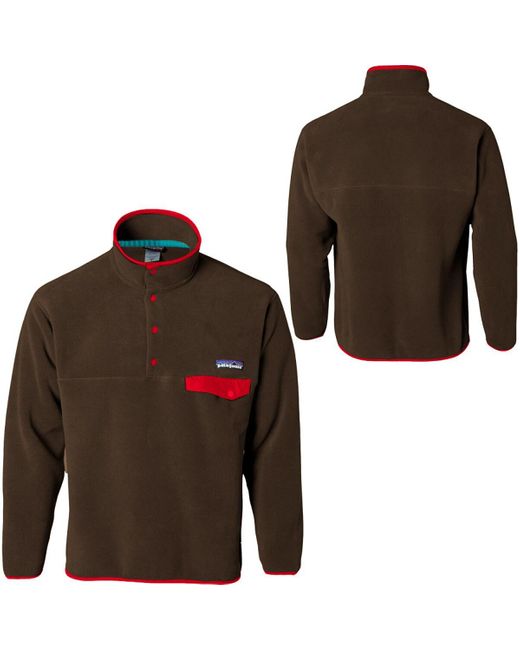 Patagonia Brown Synchilla Snap-T Fleece Pullover for men