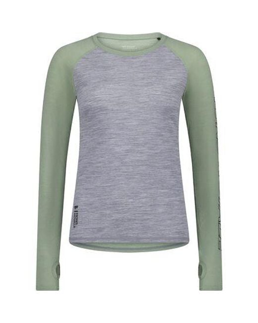Mons Royale Gray Bella Tech Long-Sleeve Top