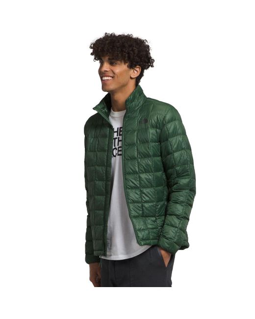 north face thermoball jacket green