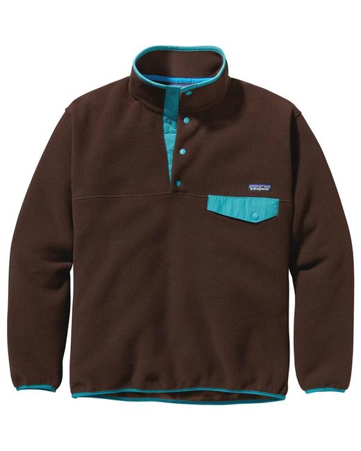Patagonia Brown Synchilla Snap-T Fleece Pullover for men