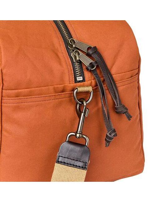 Filson Brown Tin Cloth Medium Duffle Bag