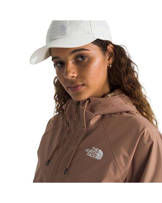 The North Face Brown Antora Rain Hooded Jacket