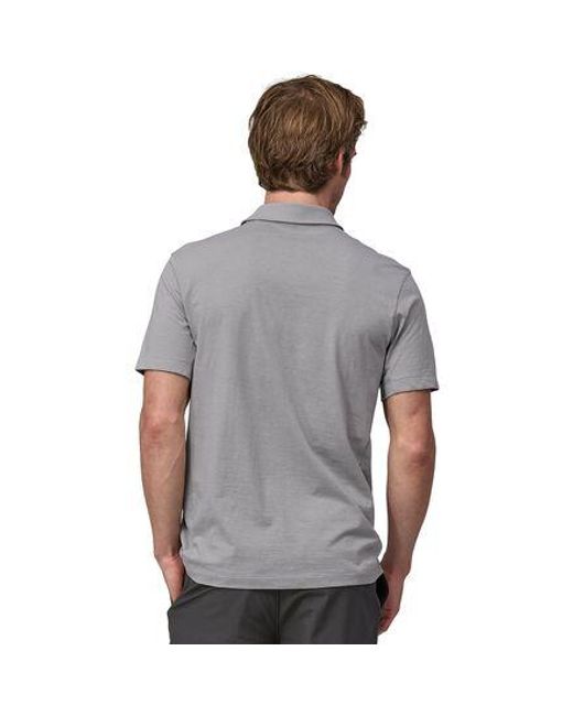 Patagonia Gray Essential Polo Shirt for men