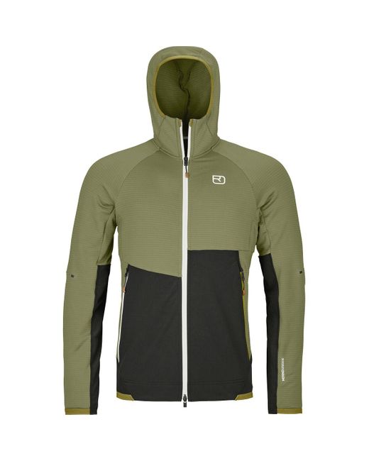 Ortovox Green Fleece Rib Hooded Jacket