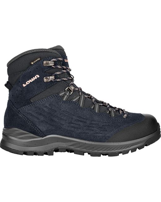 Lowa Explorer Gtx Mid Backpacking Boot in Blue - Lowa NavyRose Explorer Gtx MiD Backpacking Boot