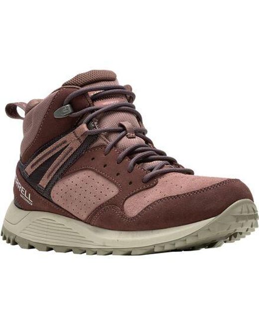 Merrell Brown Wildwood Mid Ltr Wp Boot