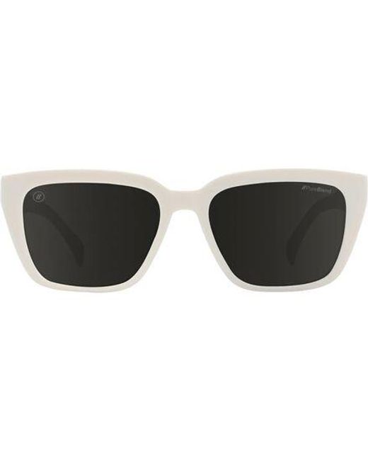 Blenders Eyewear Black Mave Polarized Sunglasses Limo
