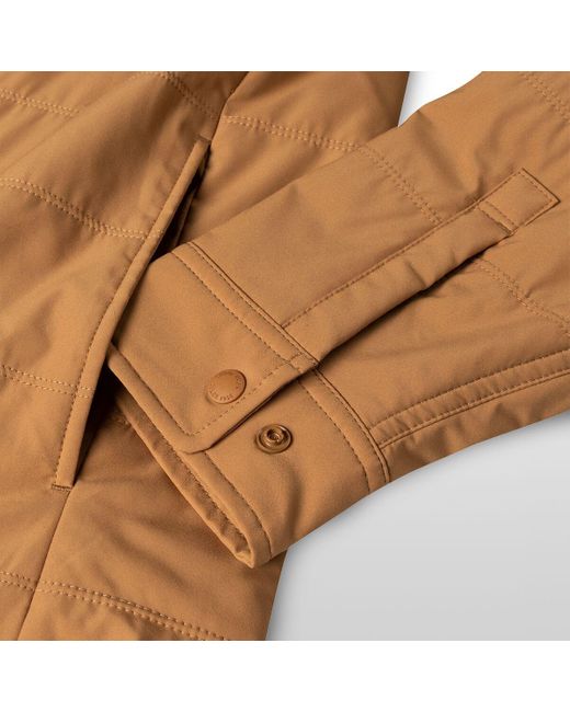 Snow Peak Flexible Insulated Shirt in Brown for Men | Lyst