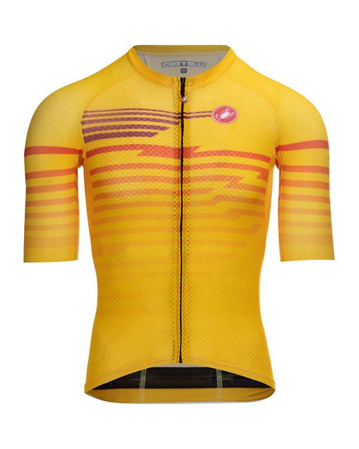 Castelli Yellow Climber'S 3.0 Limited Edition Full-Zip Jersey