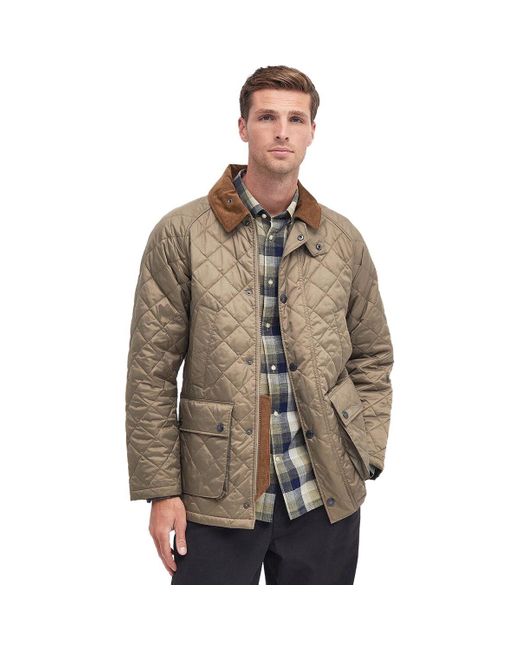 Barbour Brown Ashby Quilt Jacket