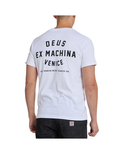 Deus Ex Machina White Venice Skull T-Shirt